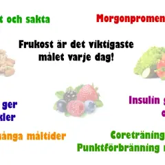 Bilder och text om hälsa, kost och träning. Frågan "hur mycket kan man gå ner i vikt på en vecka" är inte besvarad.